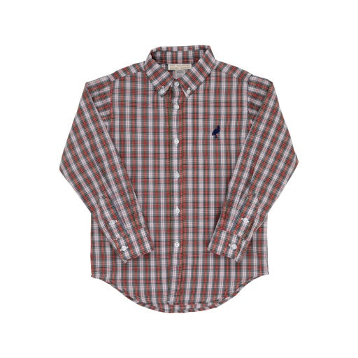 Dean`s List Dress Shirt-Merritt Park Plaid