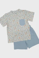 Squiggles Fish Pocket T Outfit
