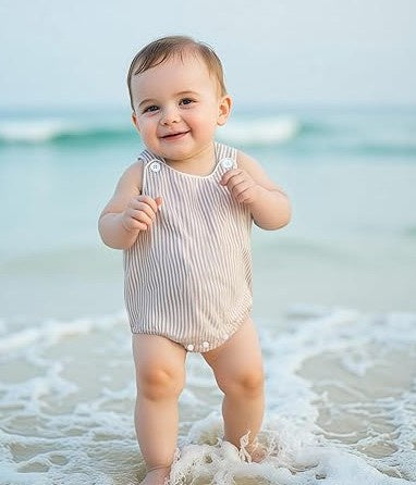Infant Stripe Romper