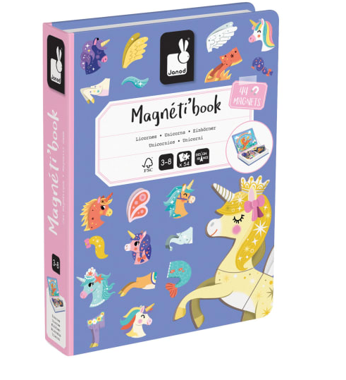 Janod Magnetic Unicorn Book