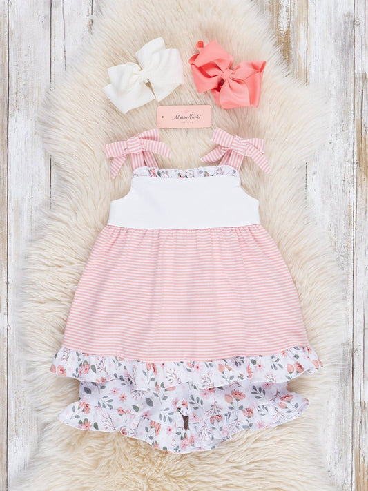 Blushing Bouquets Ruffle Outfit