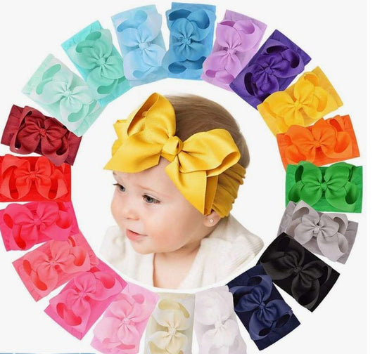 8 inch Baby Headband Bow