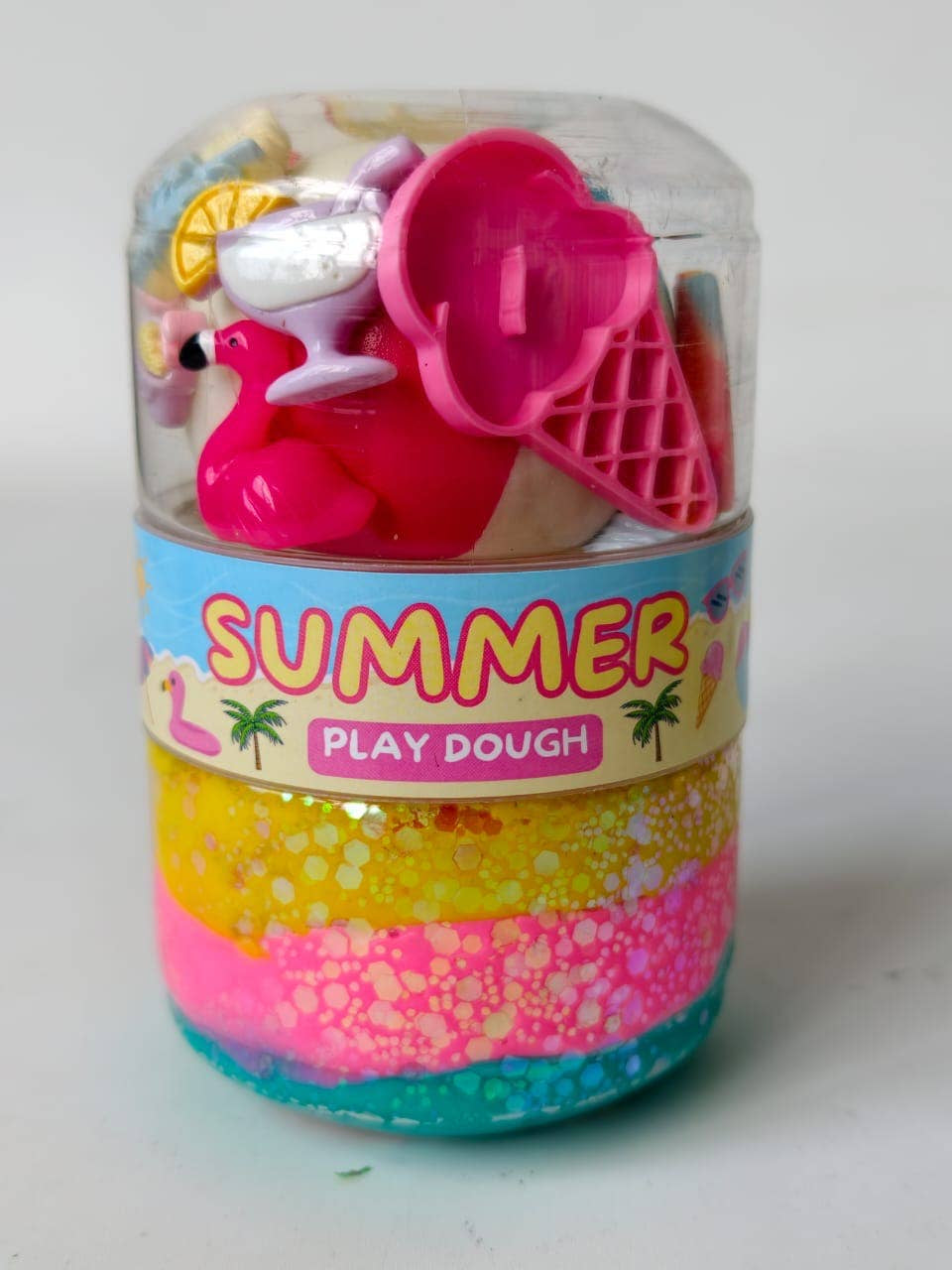 Summer Play dough Jar