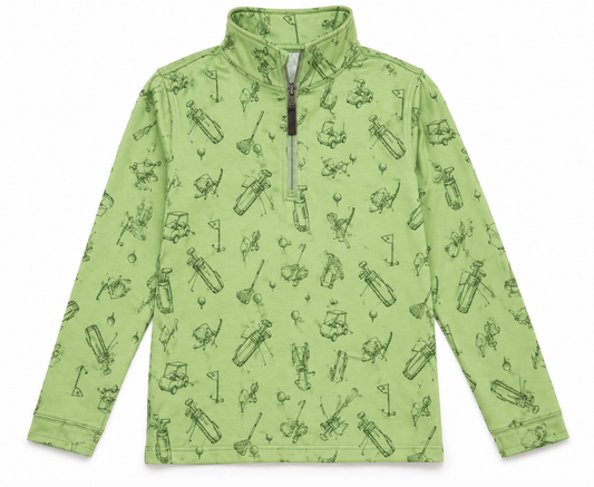 Golf Green Quarter Zip
