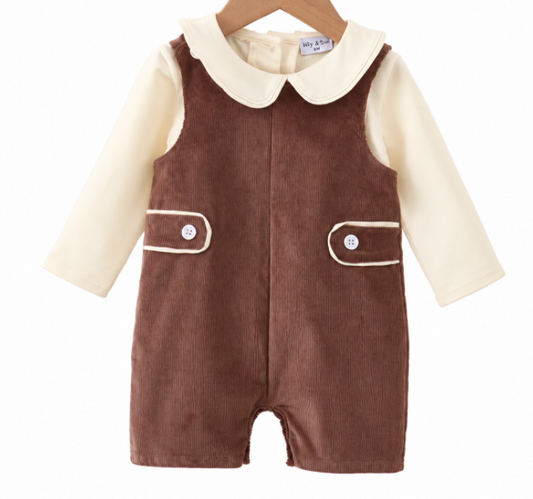 Brown Corduroy Longall w/PP