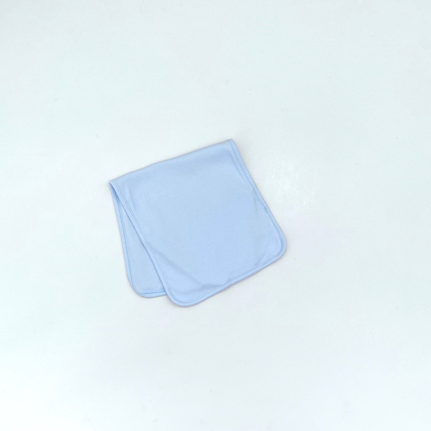 Blue Blank Burp Cloth