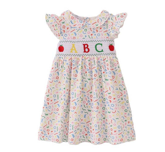 ABC Smocked Dress