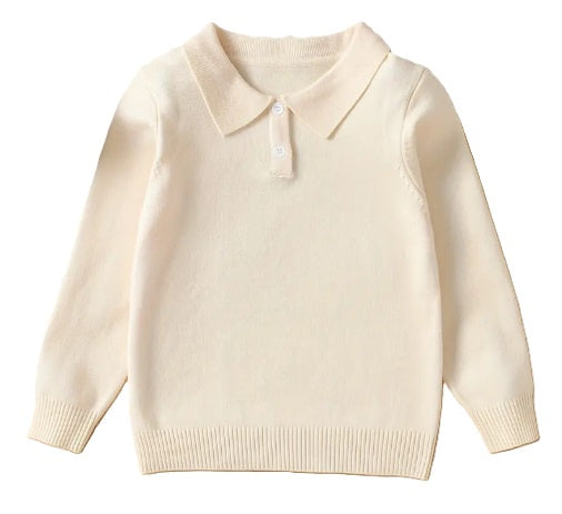 Apricot Collard Sweater