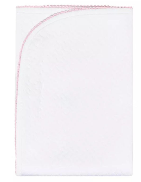 Pink Picot Trim Blanket