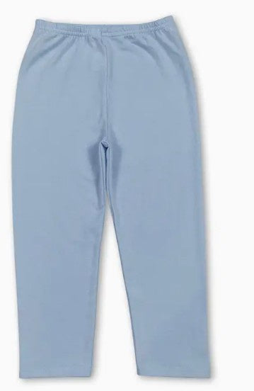 Blue Cotton Legging