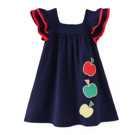 Back to School Denim Apple Dress