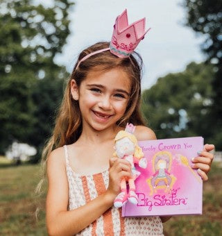 Big Sister Gift Set with Book, Crown & Doll