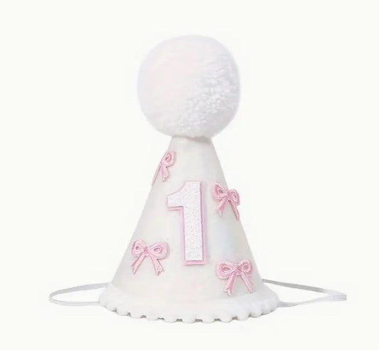 Pink One Birthday Hat