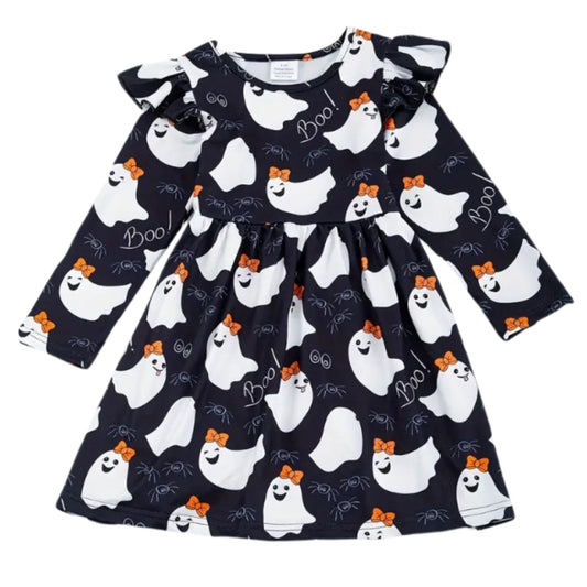 Black Ghost LS Dress