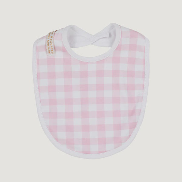 Burp Me- Pink Gingham Bib