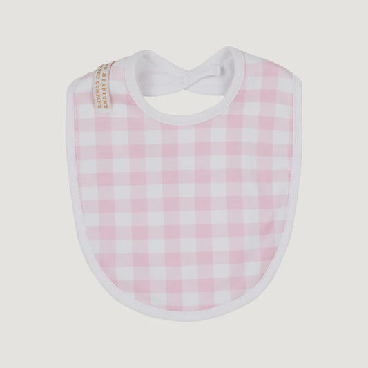Burp Me- Pink Gingham Bib