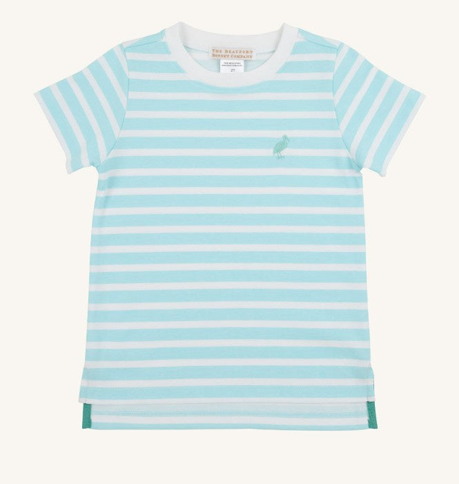 Carter Crewneck- Edisto Egg Blue Stripe