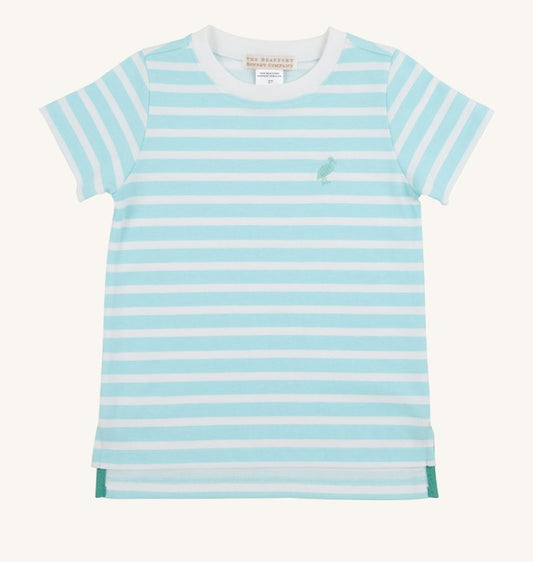 Carter Crewneck- Edisto Egg Blue Stripe
