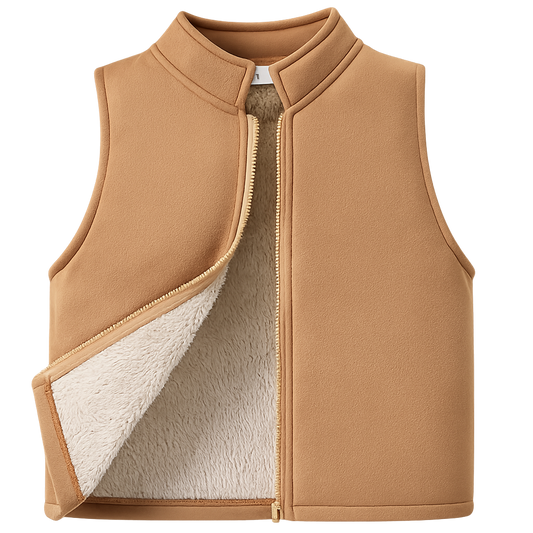 Camel Boys Fleece Vest