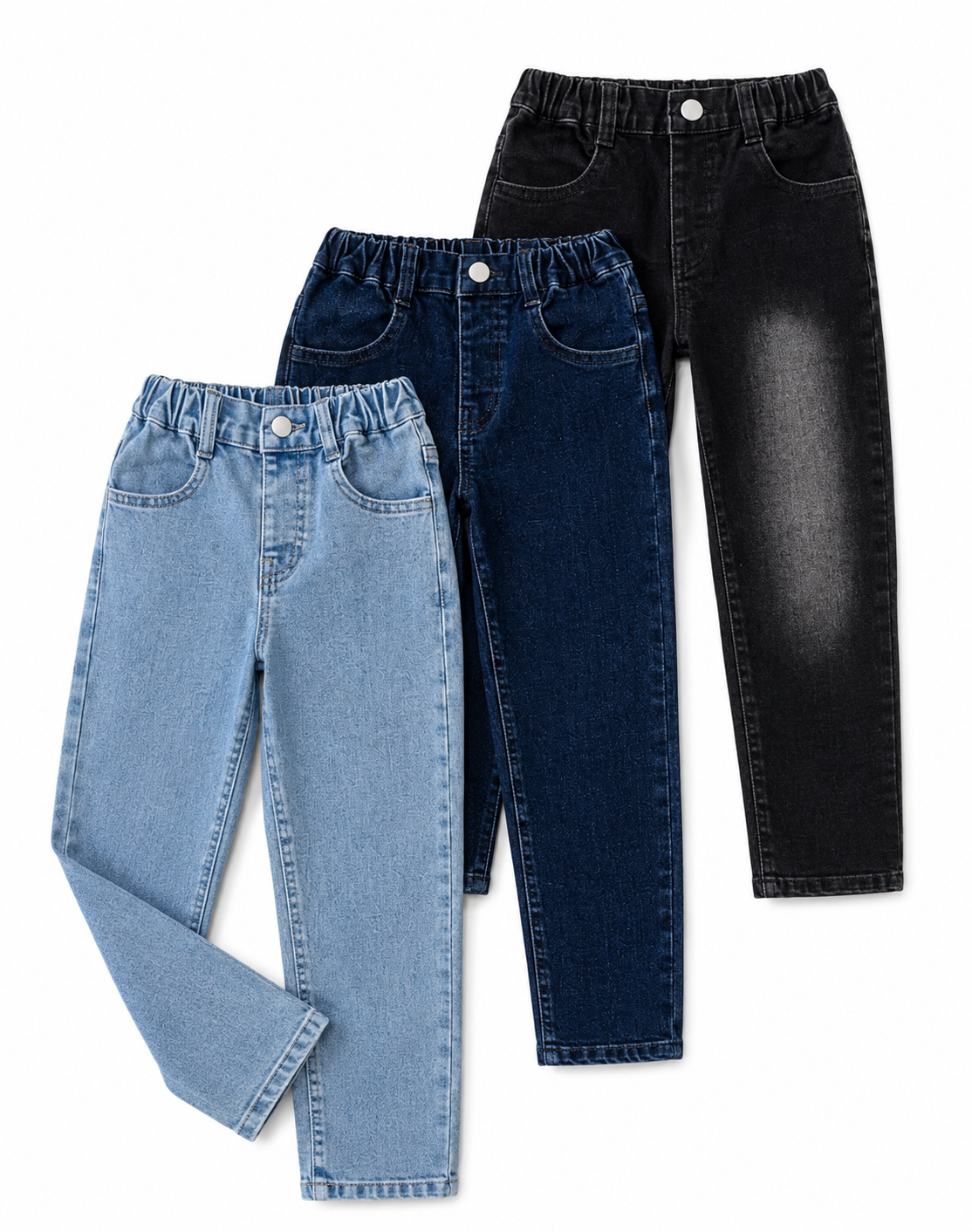 Elastic Waist Jeans