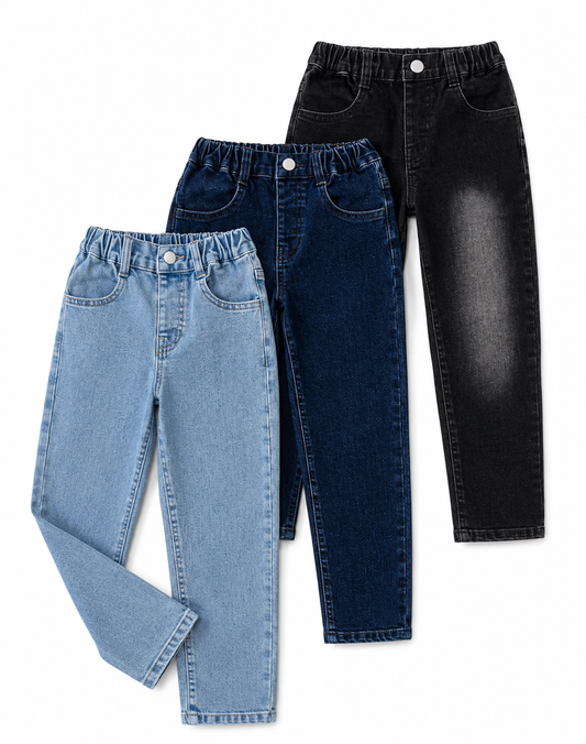 Elastic Waist Jeans
