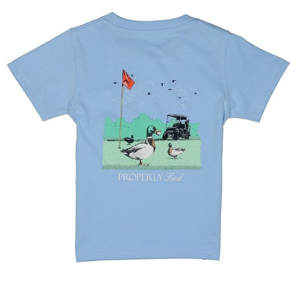 Boys Fowl Play SS Light Blue