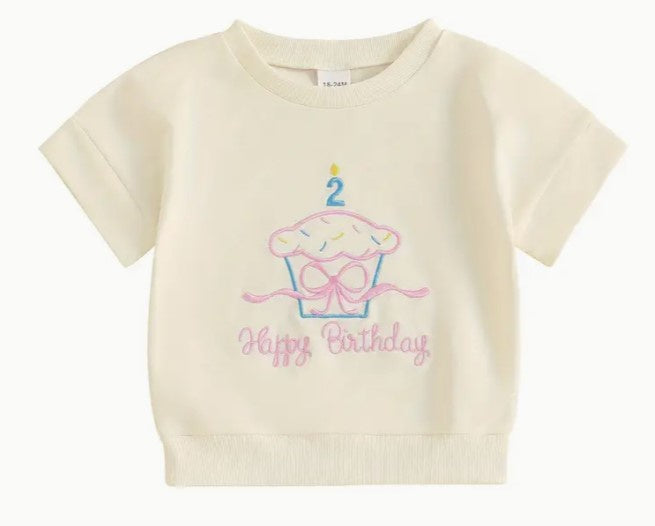 2nd Birthday Cupcake T Shirt