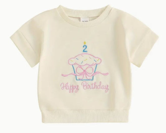 2nd Birthday Cupcake T Shirt