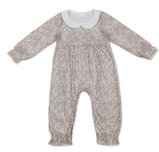 Fall Mini Floral Romper
