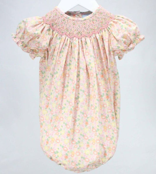 Fall Flourish Smocked Zoe Bubble