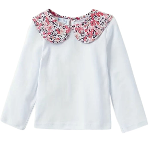 Floral Peter Pan LS