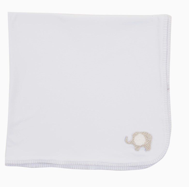 French Knot Elephant Blanket