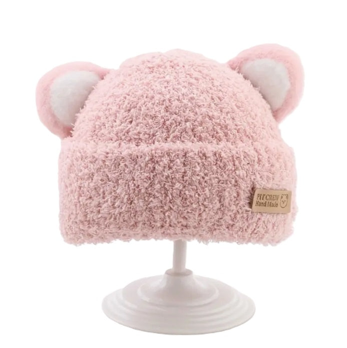 Bear Fuzzy Beanie