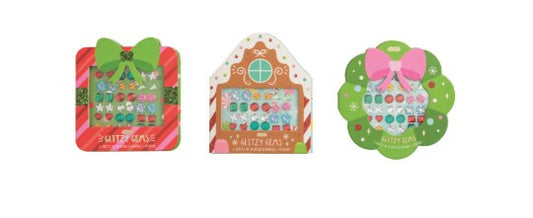 Christmas Glitzy Gem Sticker Earrings