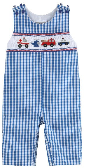 Smocked Emergency Car Longall