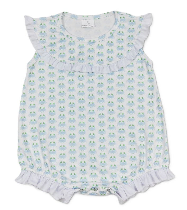 Girls Crab Romper