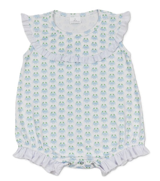 Girls Crab Romper