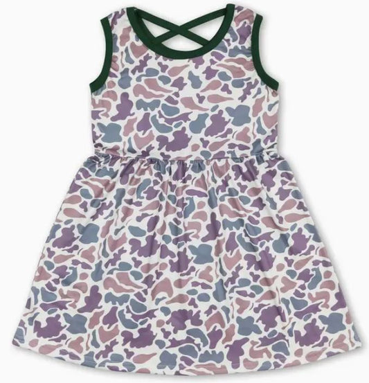 Green Athletic Camo Dress