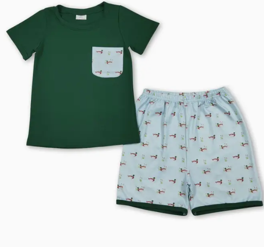 Duck Pocket T Shirt Set