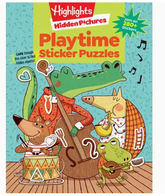 Playtime Sticker Puzzles Hidden Pictures