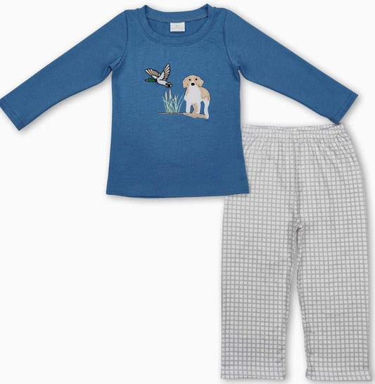 Hound & Duck Blue LS Set
