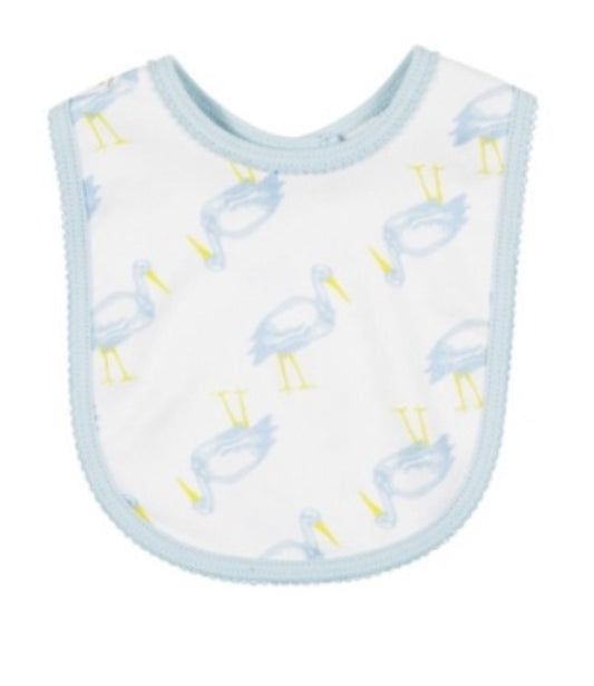 Burp Me Bib-Sir Proper Stork/Buckhead Blue