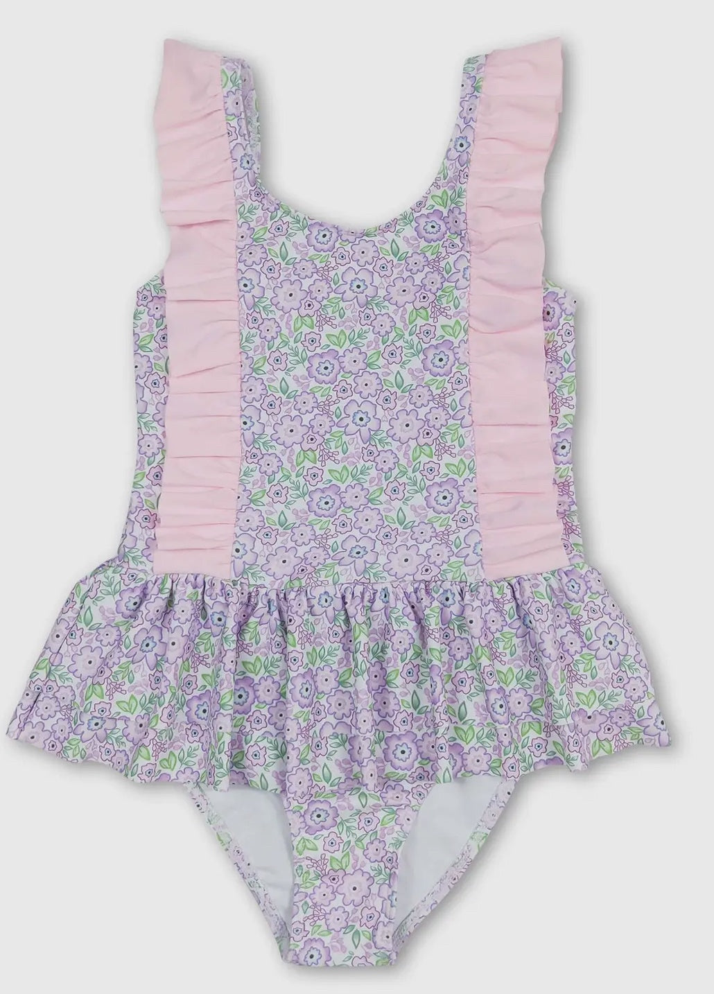 Floral Skirted One Piece Swimsuit