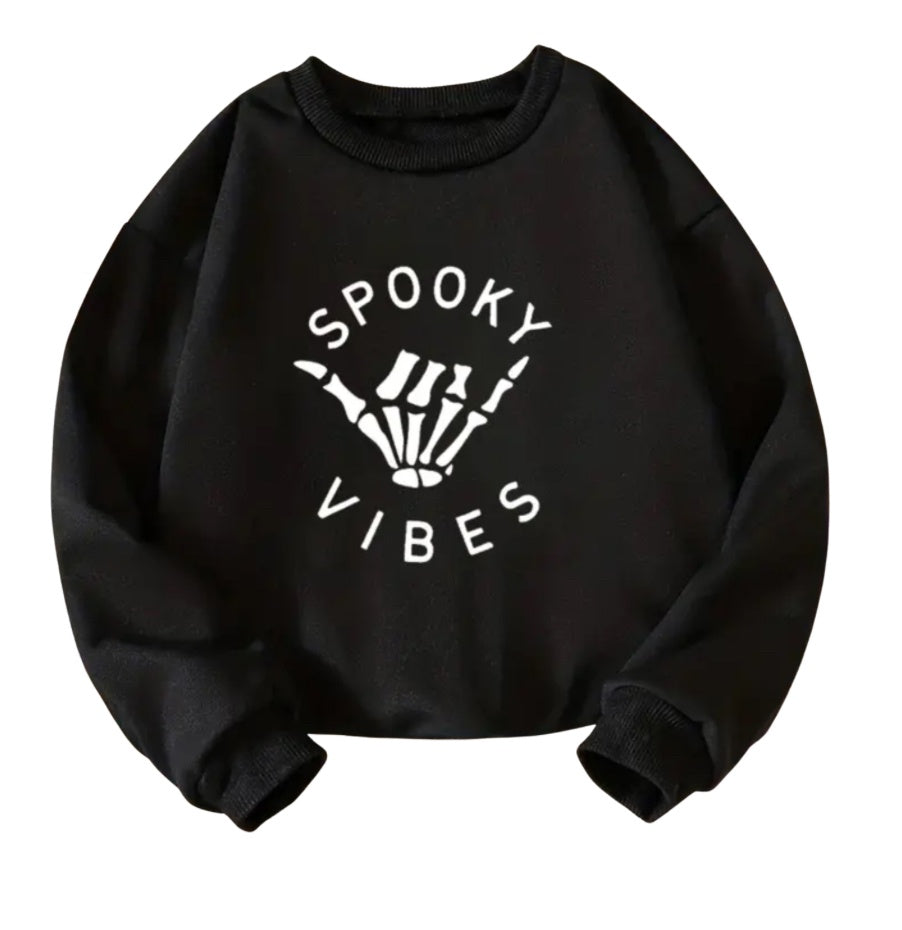 Spooky Vibes Long Sleeve T Shirt