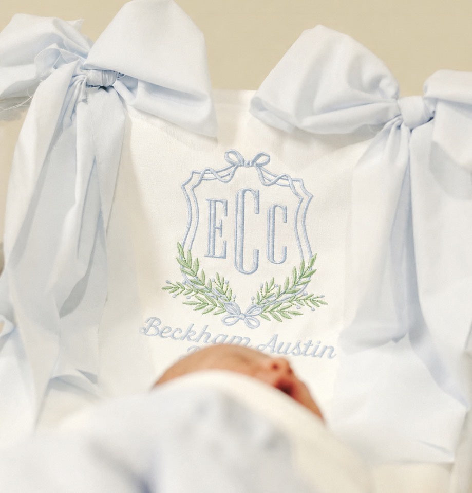 Custom Embroidered Baby Banner