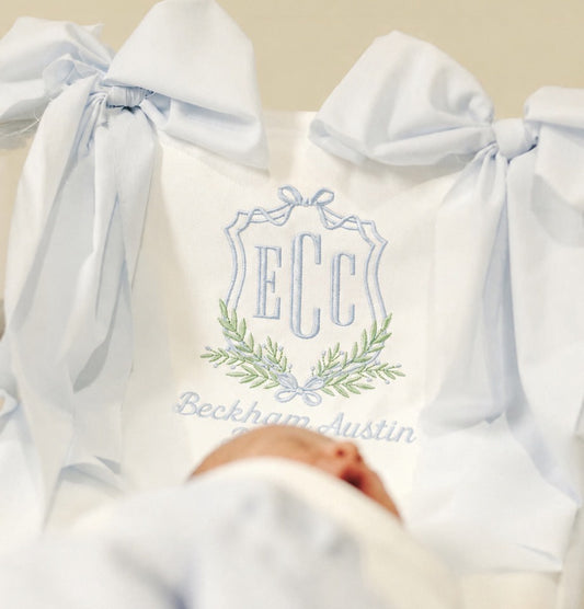 Custom Embroidered Baby Banner