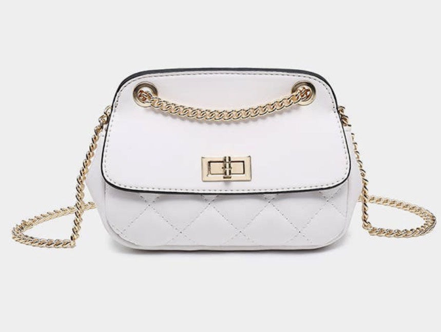 Arabella Cinched Satchel- Ivory