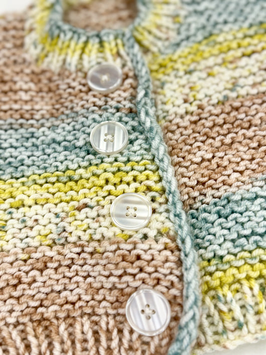 Handmade Crochet Baby Cardigan- Gender Neutral