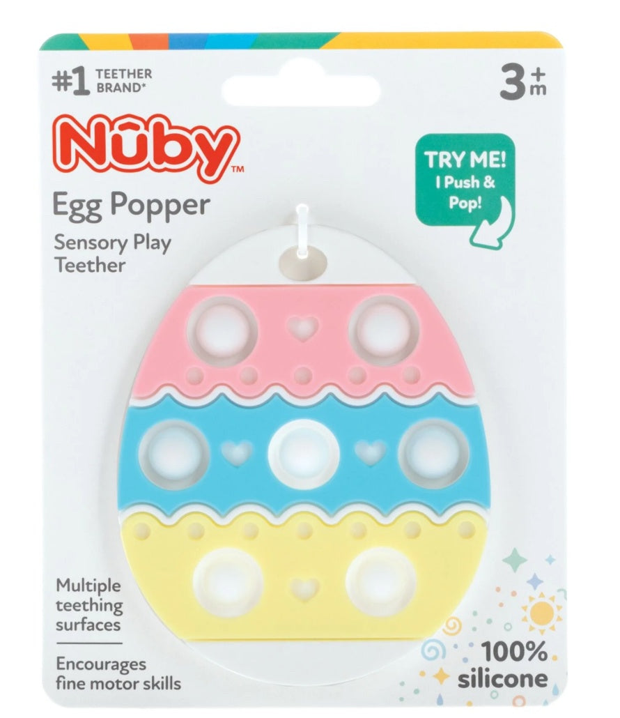Nuby Easter Egg Popper Teether