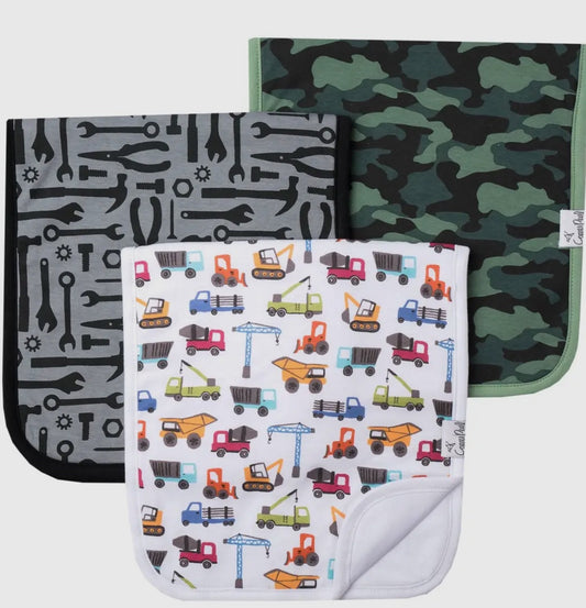 Copper Pearl Burp Cloths- Diesel